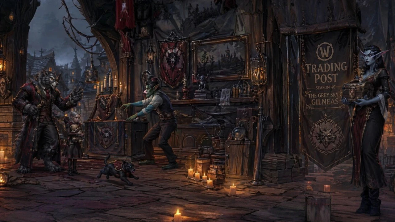 WoW Trading Post — May 2026 Items: Season 40 "The Grey Sky of Gilneas"